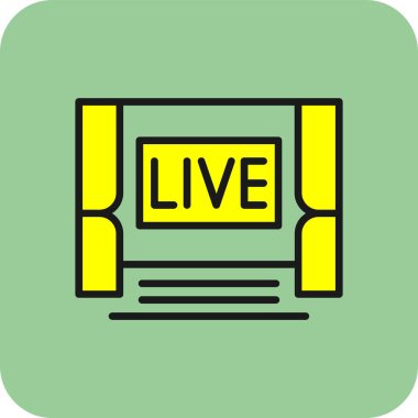 Canlı canlı vektör simgesi