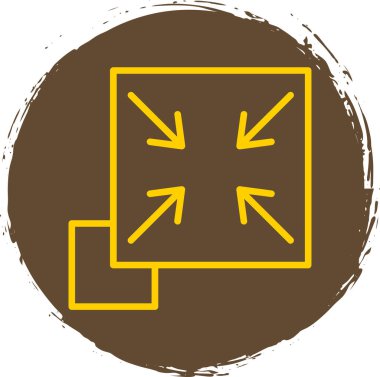 Bir harita simgesinin vektör illüstrasyonu