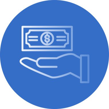 bağış simgesi, vektör illüstrasyonu basit tasarım