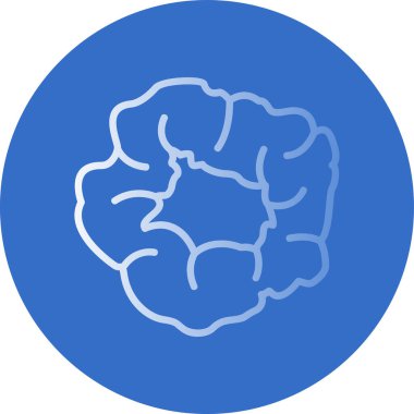 Scrunchie web simgesi, vektör illüstrasyonu