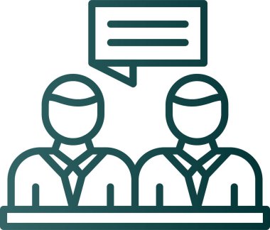 sohbet simgesi, vektör illüstrasyonu basit tasarım