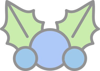 Ökseotu web simgesi, vektör illüstrasyonu