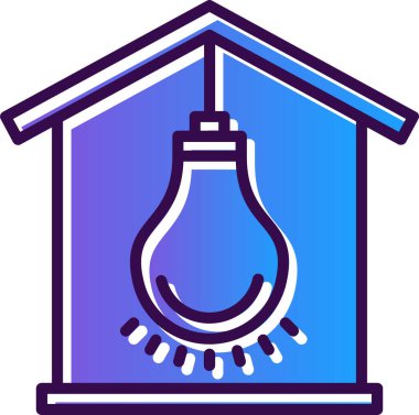 ev simgesi vektör illüstrasyonu