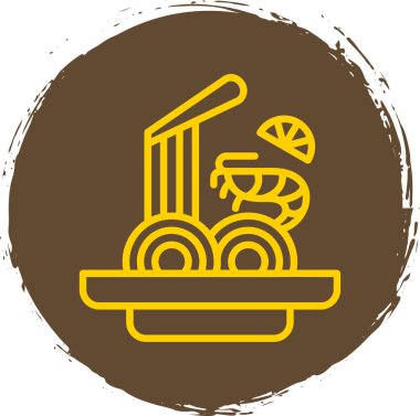 Bir ağaç simgesinin vektör illüstrasyonu