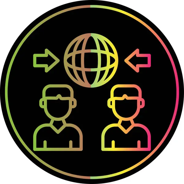 ağ vektör simgesi, modern tasarım