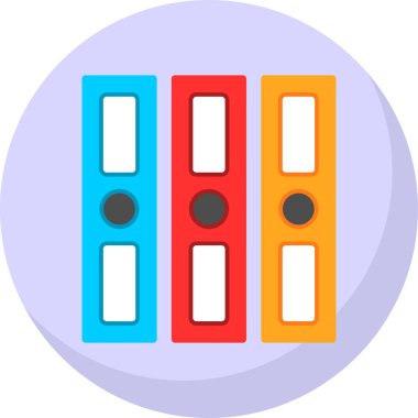 Bağlayıcı simgesi, vektör illüstrasyonu basit tasarım