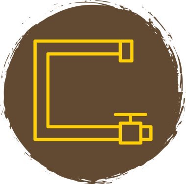 Modern b 'nin vektör illüstrasyonu eksik simgesi