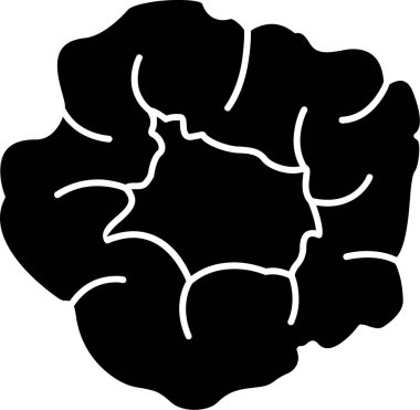 Scrunchie web simgesi, vektör illüstrasyonu