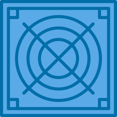 Mavi ve beyaz arkaplanın vektör çizimi