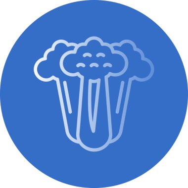 Kereviz ağ simgesi, vektör illüstrasyonu 