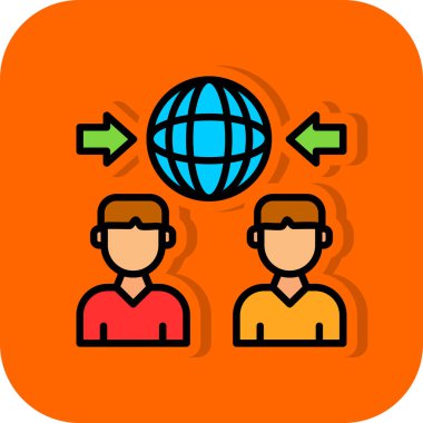 seo modern simgesinin vektör illüstrasyonu