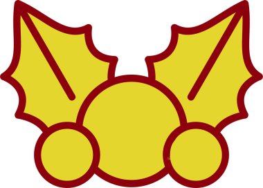 Ökseotu web simgesi, vektör illüstrasyonu