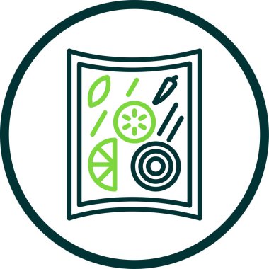 Bir kitap simgesinin vektör illüstrasyonu