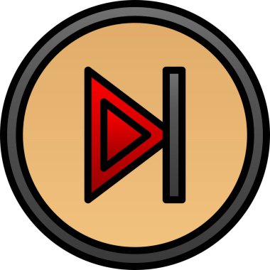 video simgesi, vektör illüstrasyonu