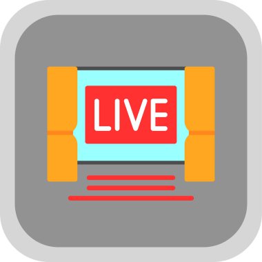 canlı haber düzlüğü simgesi