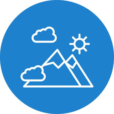 Bulut. Web simgesi basit illüstrasyon