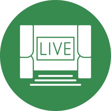 Yaşa. Web simgesi basit illüstrasyon