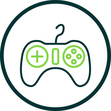 Oyun çubuğu web simgesi, vektör çizim