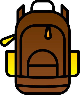 çanta ağ simgesi, vektör illüstrasyonu 