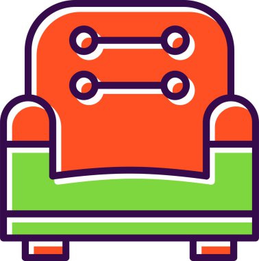 Web simge kanepe, illüstrasyon vektör