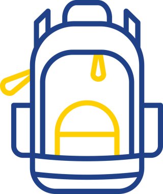 çanta ağ simgesi, vektör illüstrasyonu 