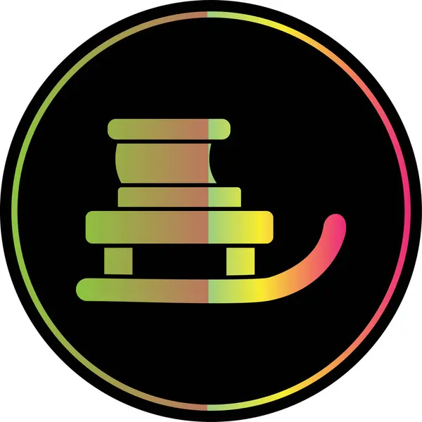 Hukuk simgesinin vektör illüstrasyonu