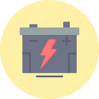 Toplayıcı Düz Çember Vektör Simgesi Tasarımı