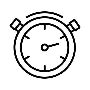 Stopwatch Vector Icon Design