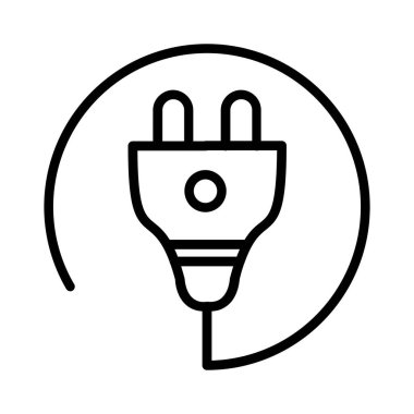 Plug Vector Icon Design