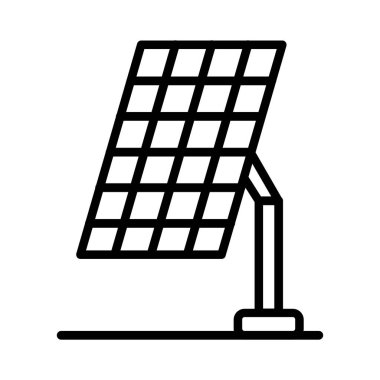 Solar Panel Vector Icon Design