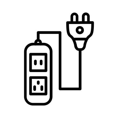 Power Strip Vector Icon Design