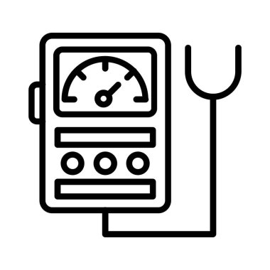 Voltmeter Vector Icon Design
