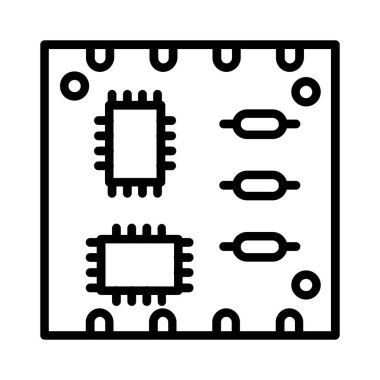 Pcb Board Vector Icon Design