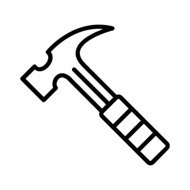 Vektör simgesi tasarım çekiç