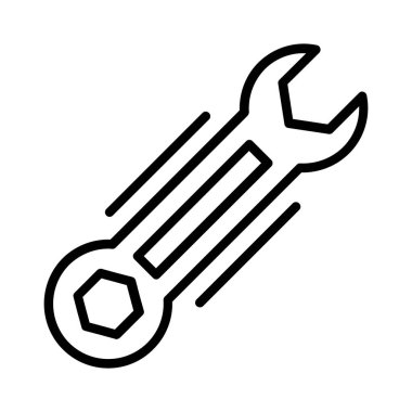 Wrench Vector Icon Design