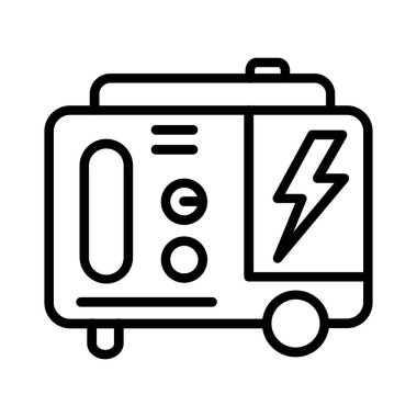Generator Vector Icon Design