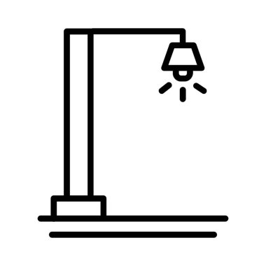 Street Lamp Vector Icon Design
