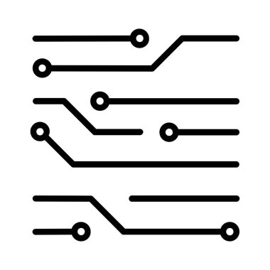 Circuit Vector Icon Design