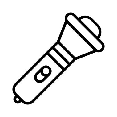 Flashlight Vector Icon Design