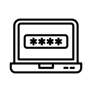 Password Vector Icon Design