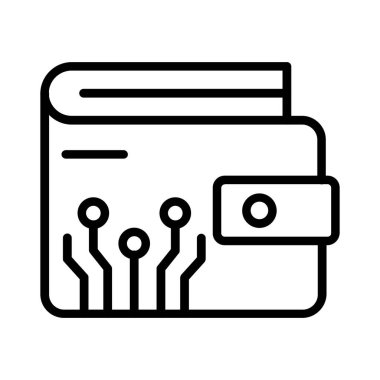Wallet Vector Icon Design