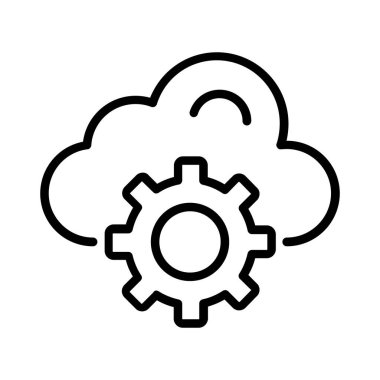 Cloud Computing Vector Icon Design