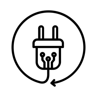 Plug Vector Icon Design