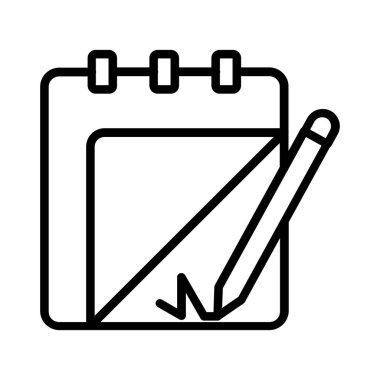 Notepad Vector Icon Design