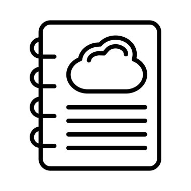 bulut vektör simgesi tasarımı