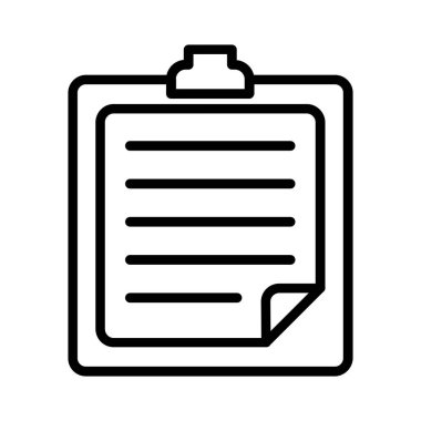 Clipboard Vector Icon Design
