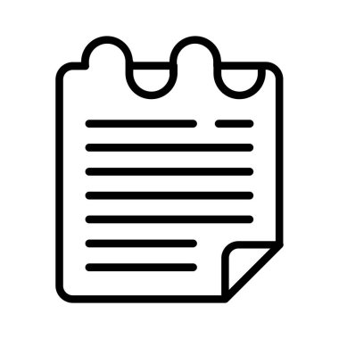 Sticky Notes Vector Icon Design