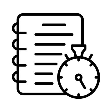 Stopwatch Vector Icon Design