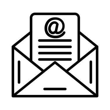 E-posta vektör simgesi tasarım