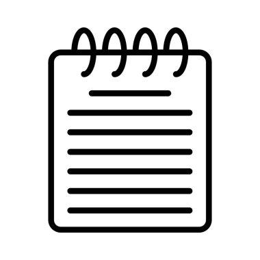 Notepad Vector Icon Design